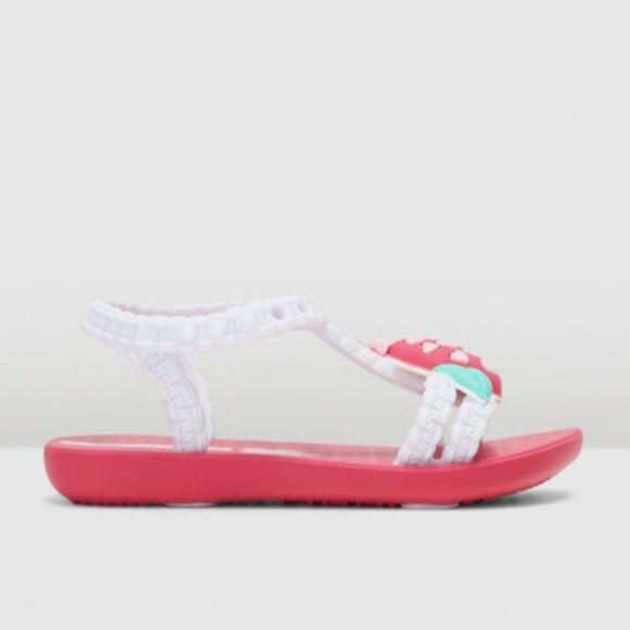 IPANEMA Ladybug Cute Pink White Baby Toddler Thongs Sandals NWT - Picture 6 of 10
